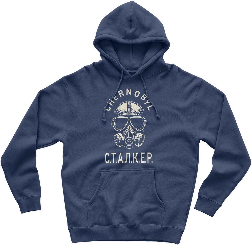 The Chernobyl Mask Of the Stalker Hoodie - Stalker Merch