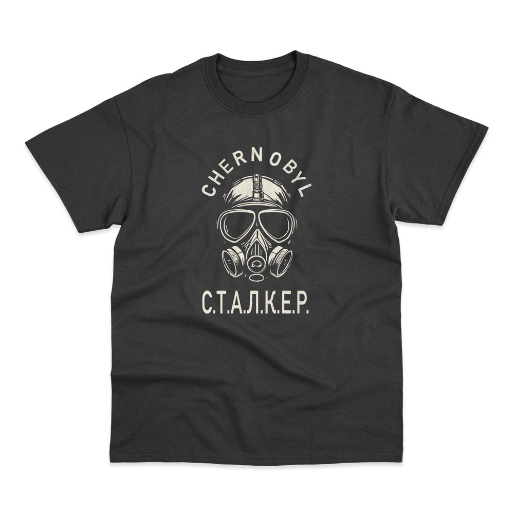 The Chernobyl Mask Of the Stalker T Shirt - Stalker Merch